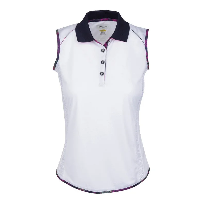 Warm Wear Greg Norman ML75 Marina Sleeveless Golf Polo 2018 Previous Season Women