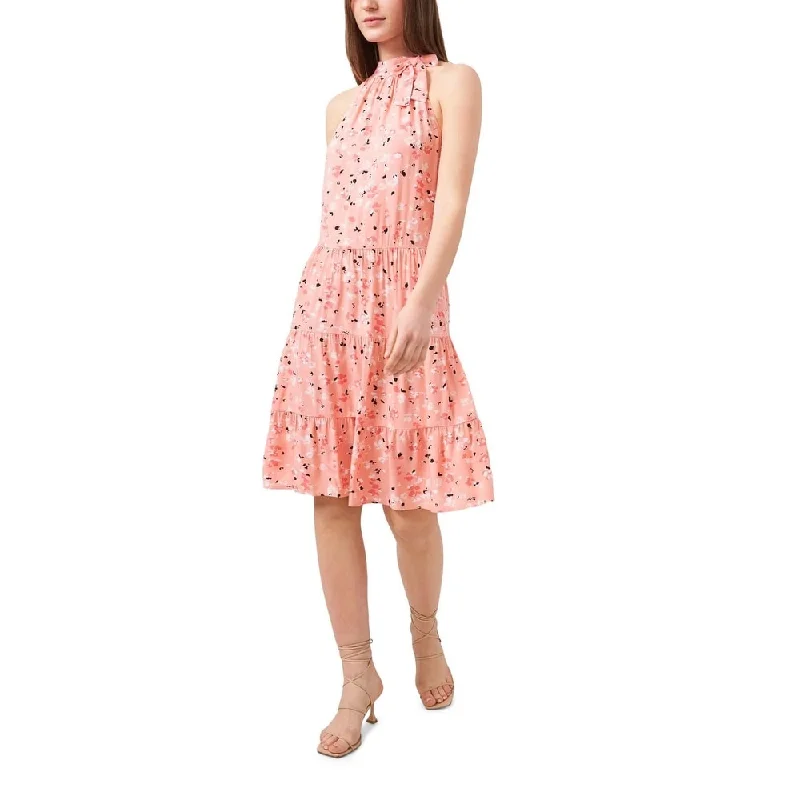 Retro Design Riley & Rae Women's Sleeveless Mock Neck Above The Knee Party Fit Flare Dress Orange Size 6 Retro Design Riley & Rae Women's Sleeveless Mock Neck Above The Knee Party Fit Flare Dress Orange Size 6