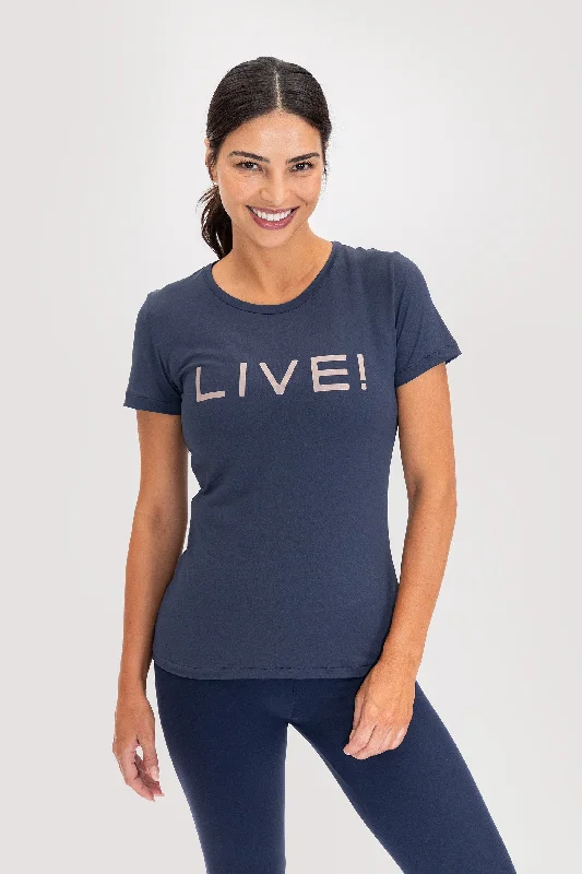 Romantic Data LIVE! Holographic Basic T-Shirt