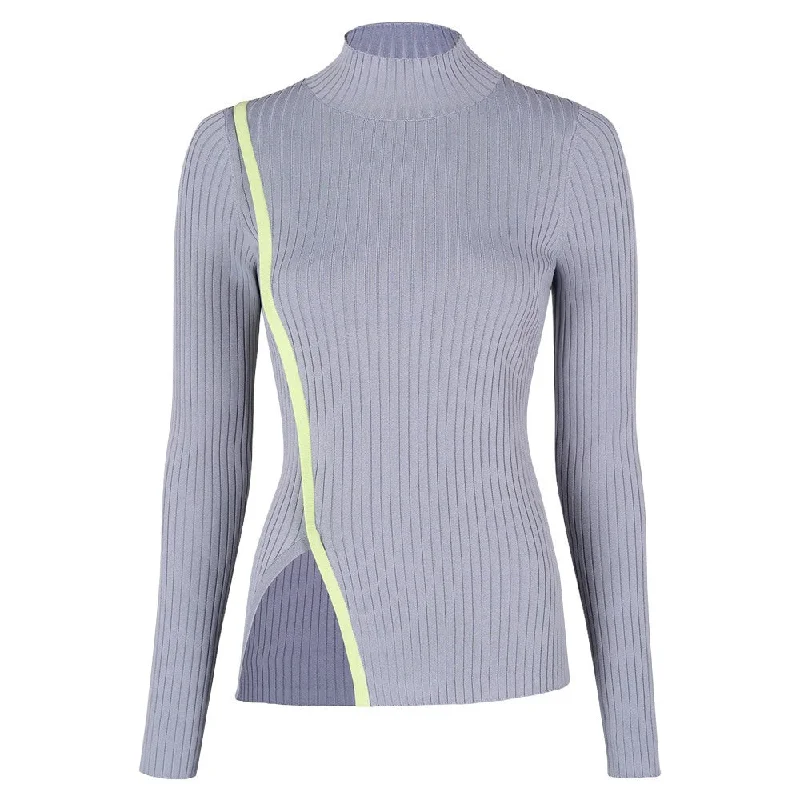 Luxury And Elegant Malbon Jessica Golf Mockneck Stone - FW24 Women