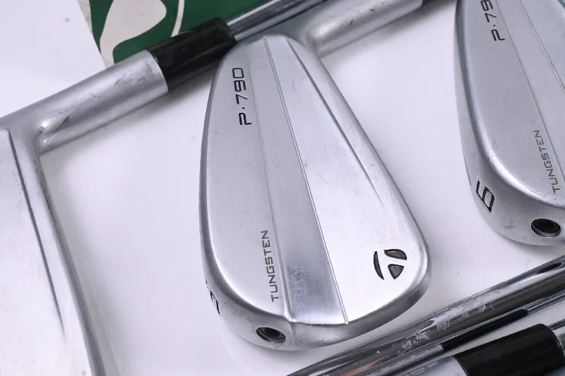 Nightclub Style Taylormade P790 2023 Irons / 4-PW / Stiff Flex Dynamic Gold S300 Shafts
