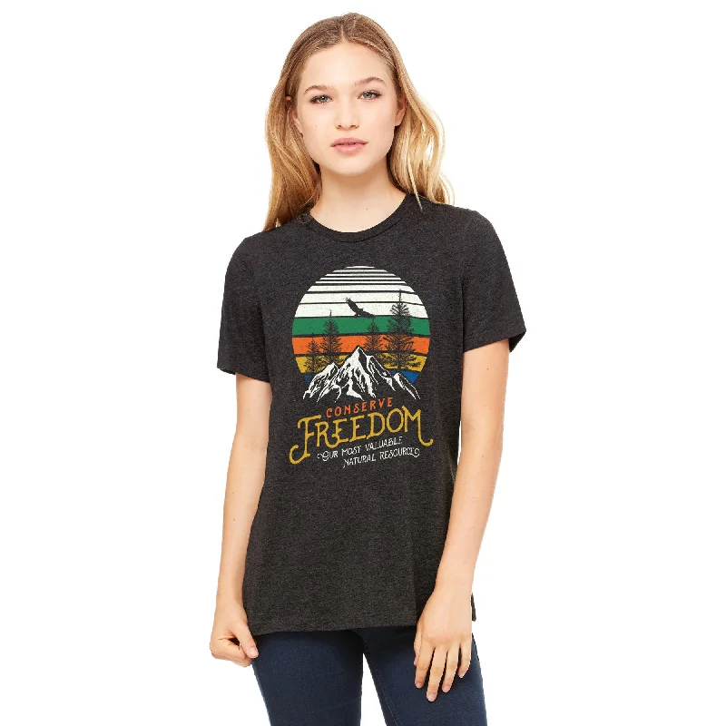 Cozy Pants Conserve Freedom Women's Relaxed T-Shirt