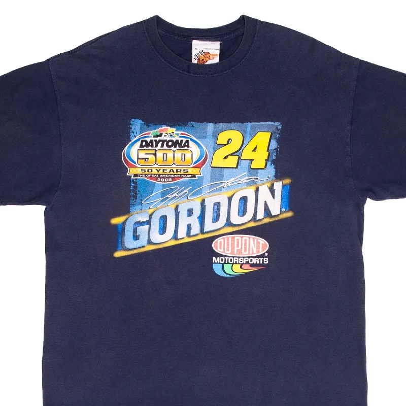Romantic Data VINTAGE NASCAR JEFF GORDON DUPONT DAYTON 500 2008 TEE SHIRT SIZE XL