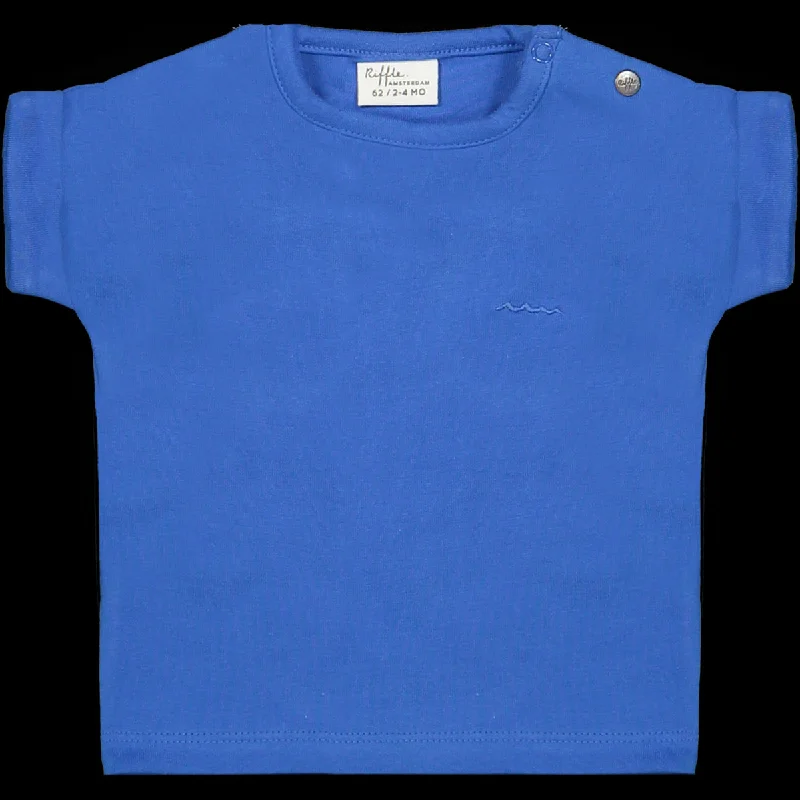 Party Wear Riffle Amsterdam Juul Tee in Blue