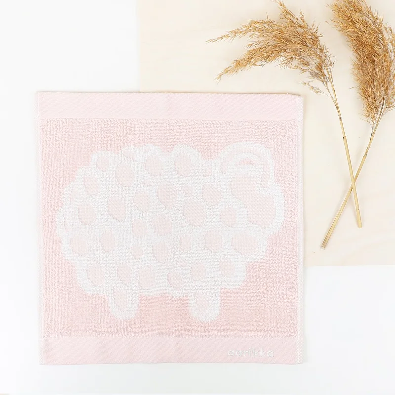 Leisure Travel AARIKKA | Towel | P√§ssi Face Towel - Light Pink / Celery