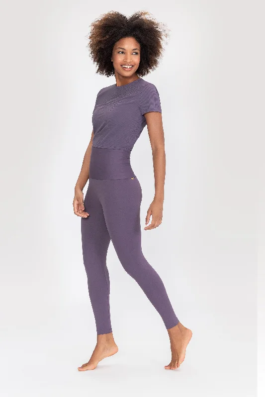 Bottom And Versatile Ribbed Cropped T-Shirt