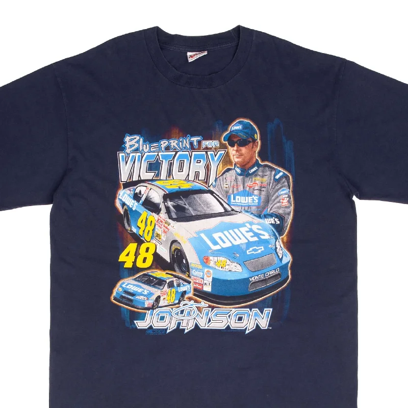 Lazy Home VINTAGE NASCAR JIMMIE JOHNSON LOWE'S TEE SHIRT 2003 SIZE XL