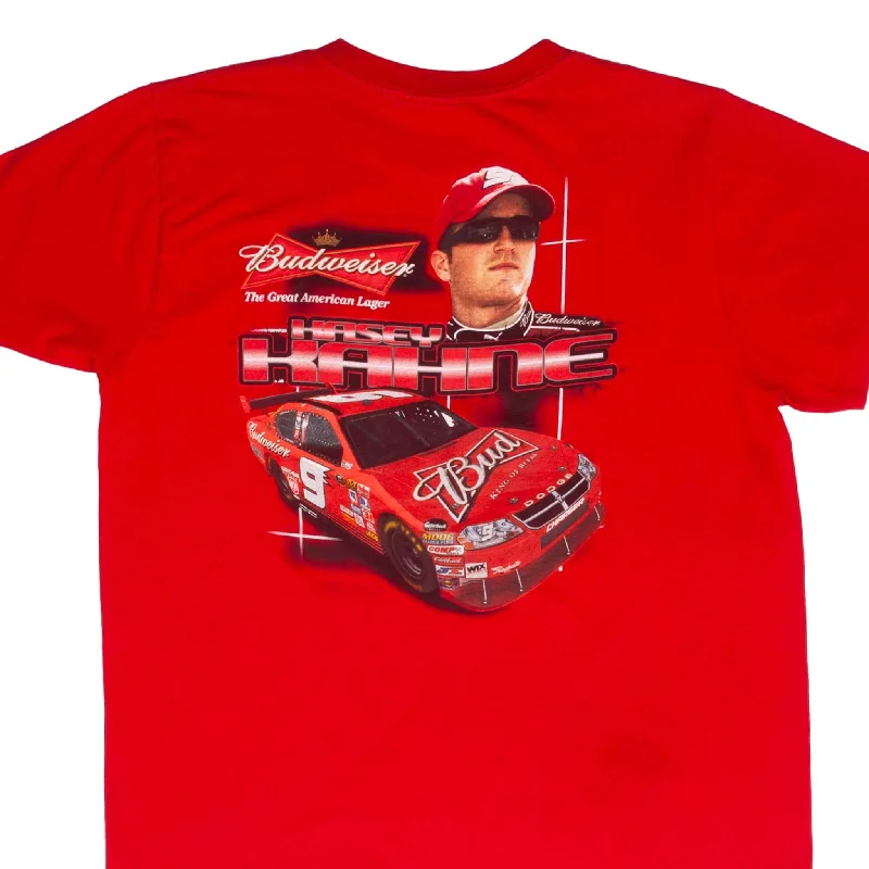 Comfortable Fashion VINTAGE NASCAR KASEY KAHNE BUDWEISER 2008 TEE SHIRT SIZE LARGE