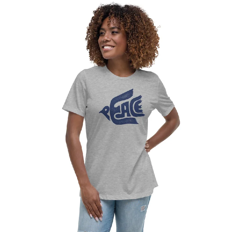 British Style Peace Dove Women's Relaxed T-Shirt