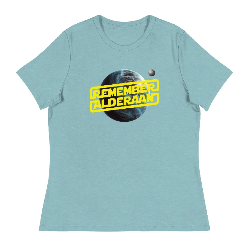 Comfortable Sweaters Remember Alderaan Women's Relaxed T-Shirt