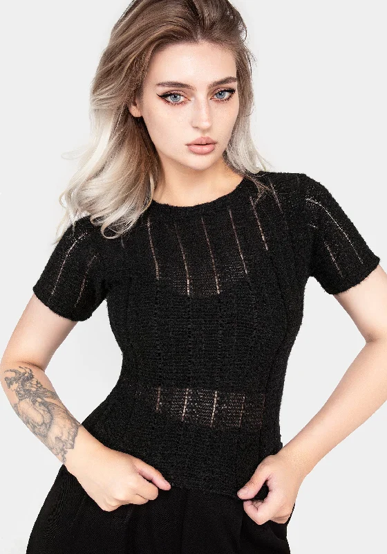 Creative Prints Donner Crinkle Crop Top