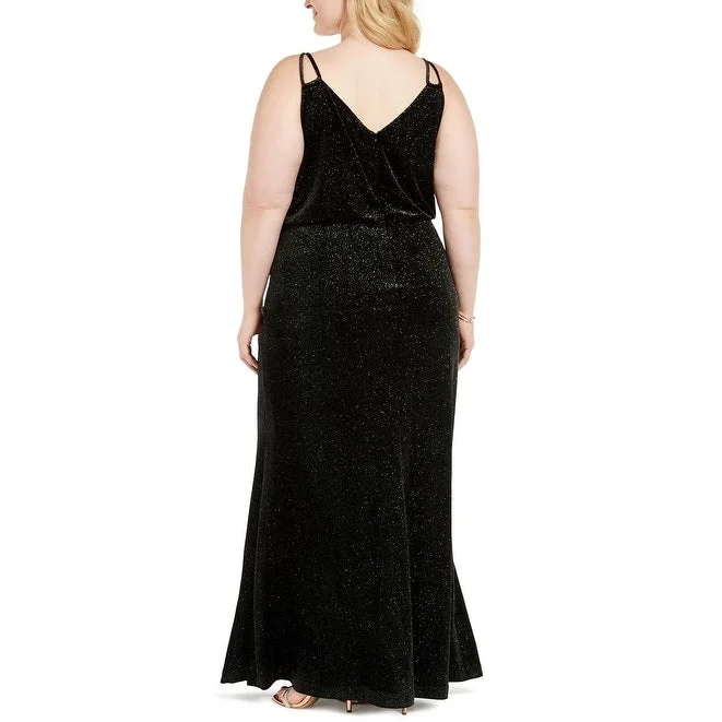 Free And Comfortable Calvin Klein Women's Plus Size Sparkle Velvet Blouson Gown Gray Size Small Free And Comfortable Calvin Klein Women's Plus Size Sparkle Velvet Blouson Gown Gray Size Small
