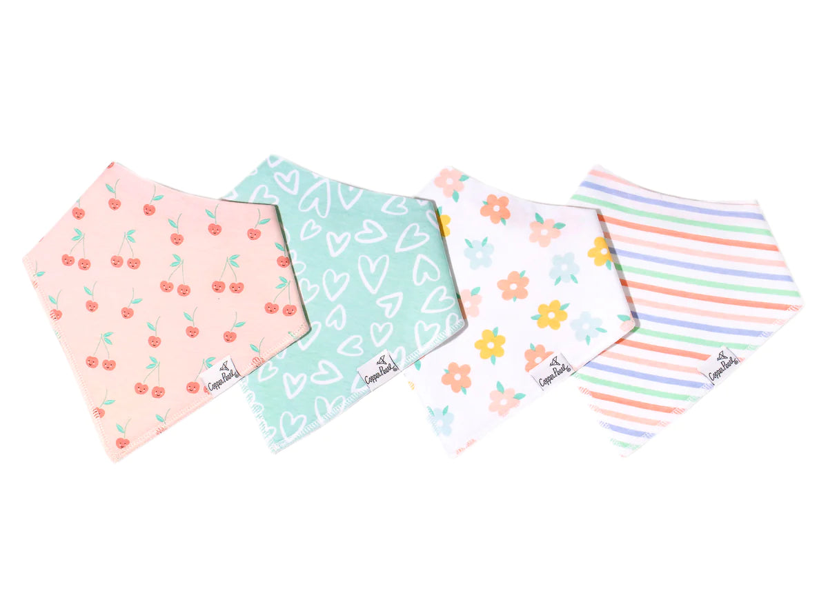 Soft Fabrics Copper Pearl Bib Set | Cheery