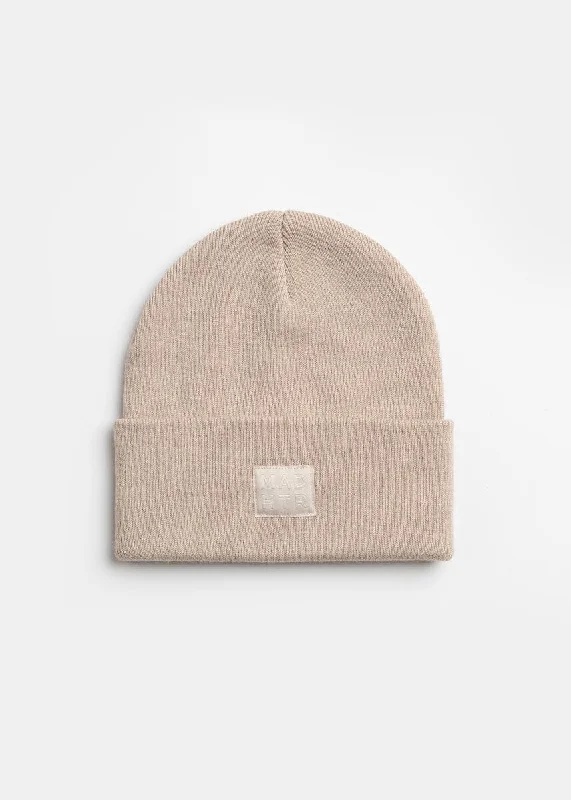 Daily Comfort Adult Mad Hatter Knit Cuff Beanie - Feather