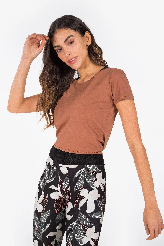 Effortless Wear Liberty Cut Cropped T-Shirt