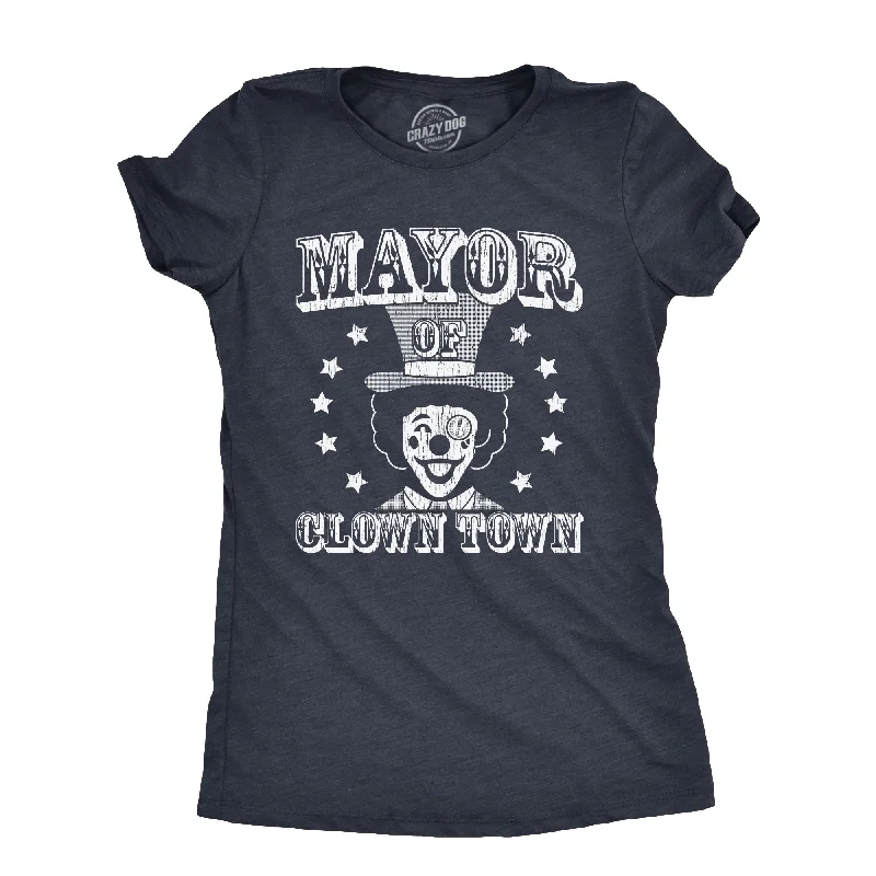 Personalized Design Mayor Of Clown Town Women's T Shirt