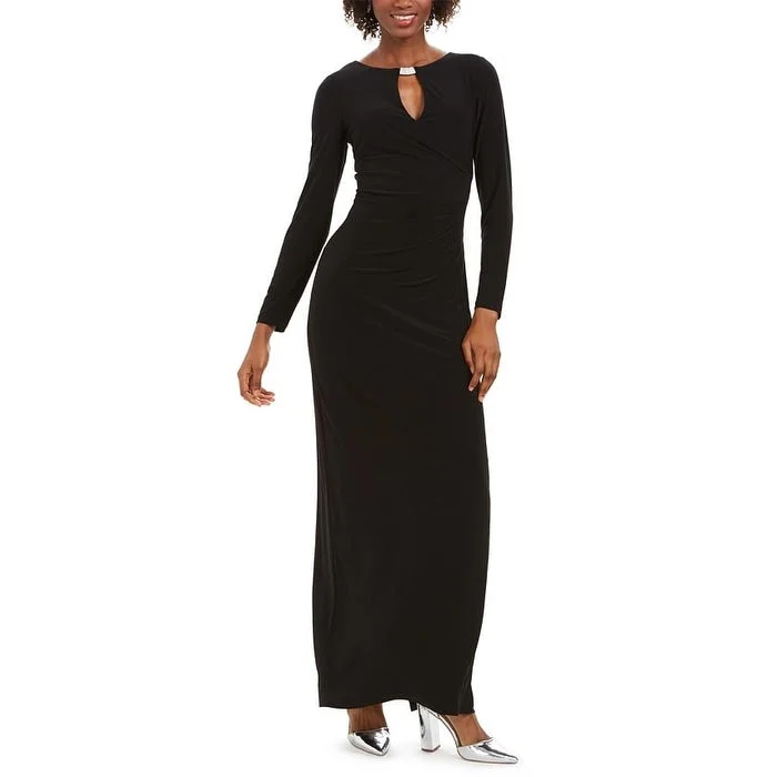 Sports Vitality Style Vince Camuto Women's Embellished Long Sleeve Column Gown Black Size 14 Sports Vitality Style Vince Camuto Women's Embellished Long Sleeve Column Gown Black Size 14