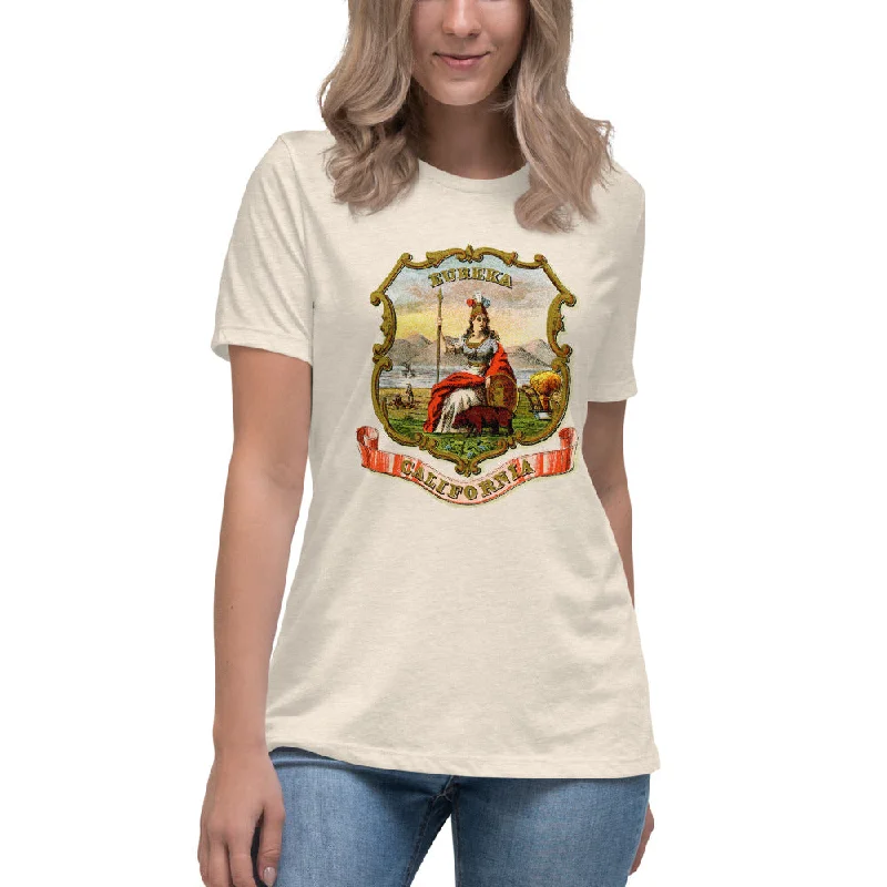 Youthful Style Eureka California State Seal Women's Relaxed T-Shirt