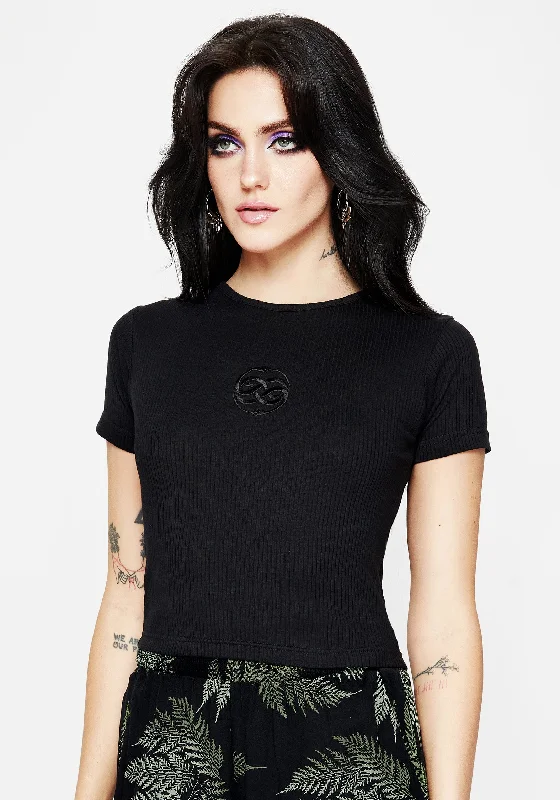 Perfect Tailoring Vitra Embroidered Crop Top