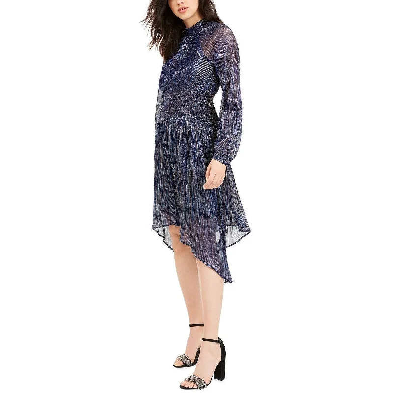 High-quality Styles Foxiedox Women's Long Sleeve Mock Neck Midi Party Fit Flare Dress Blue Size Small High-quality Styles Foxiedox Women's Long Sleeve Mock Neck Midi Party Fit Flare Dress Blue Size Small
