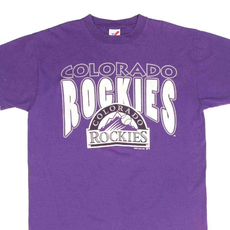 Personalized Design VINTAGE MLB COLORADO ROCKIES TEE SHIRT 1993 SIZE LARGE MADE IN USA Personalized Design VINTAGE MLB COLORADO ROCKIES TEE SHIRT 1993 SIZE LARGE MADE IN USA