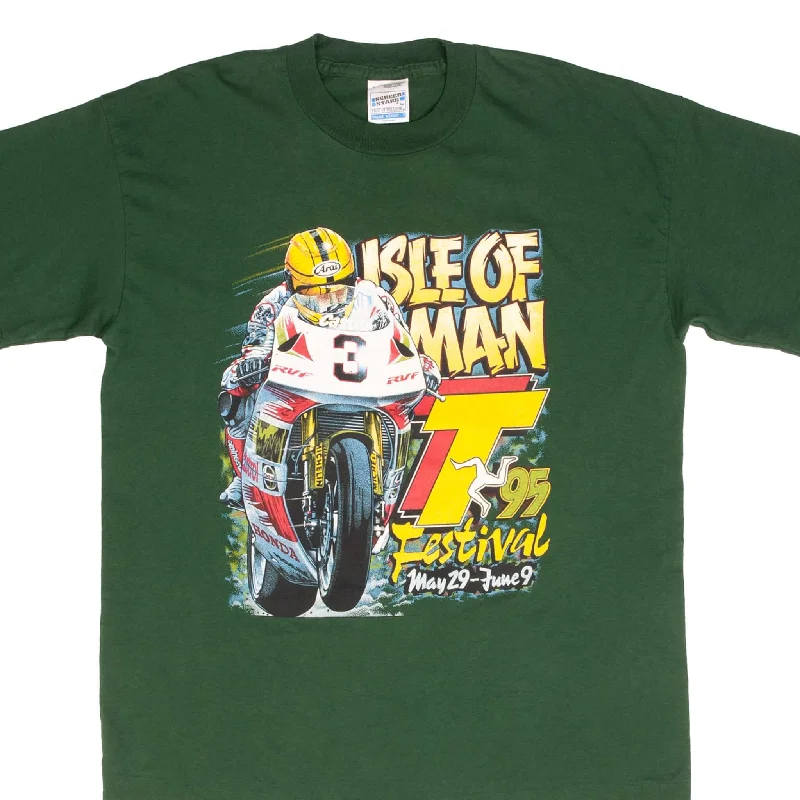 Sports And Leisure VINTAGE RACING MOTO GP ISLE OF MAN TOURIST TROPHY 1995 TEE SHIRT SIZE LARGE