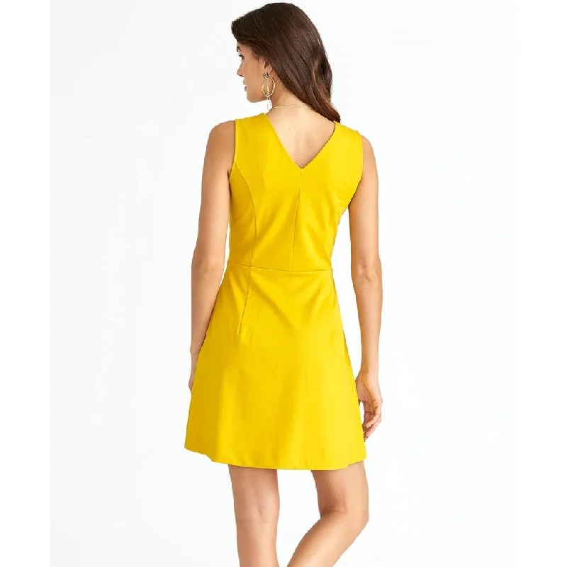 Sports Fitness Wear Rachel Roy Women's Anise Dress Yellow Size X-Large