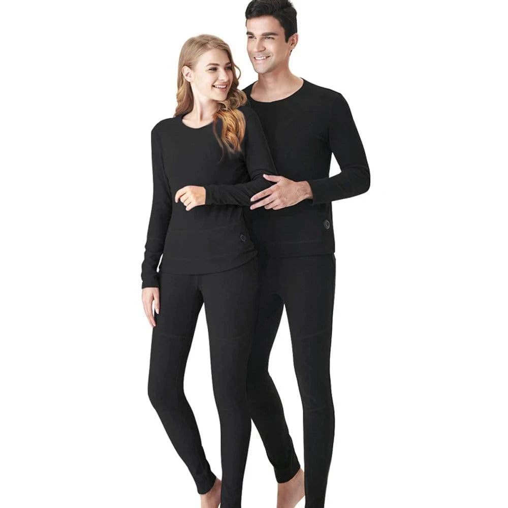 Luxury Style Heating Body Suit for Winter Graphene Thermal Thickened Underwear with USB  APP Control Intelligent Heating System