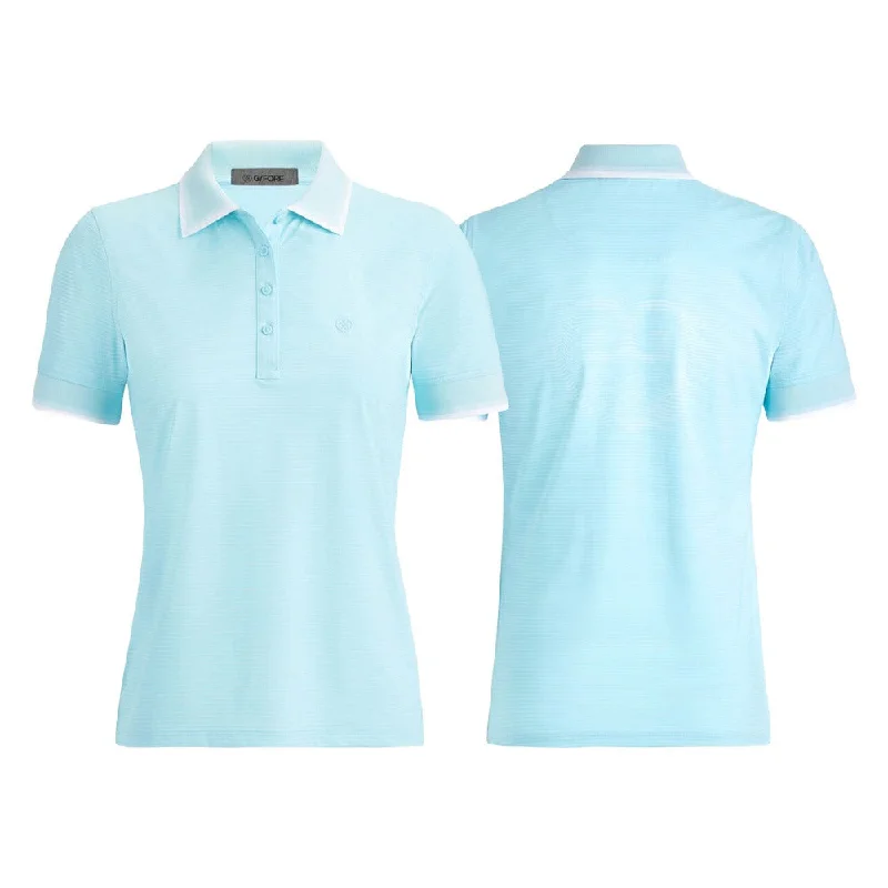 Effortless Wear Gfore Glitch Heart G's Silky Tech Nylon Golf Polo 2024 Women
