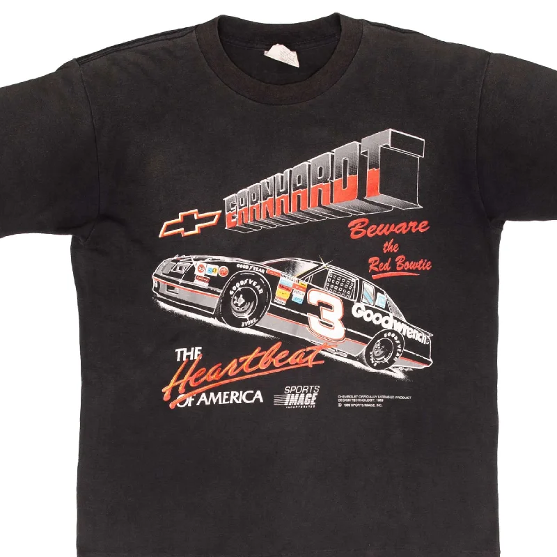 Personalized Clothing VINTAGE NASCAR DALE EARNHARDT CHEVROLET 1989 TEE SHIRT SIZE LARGE MADE IN USA Personalized Clothing VINTAGE NASCAR DALE EARNHARDT CHEVROLET 1989 TEE SHIRT SIZE LARGE MADE IN USA