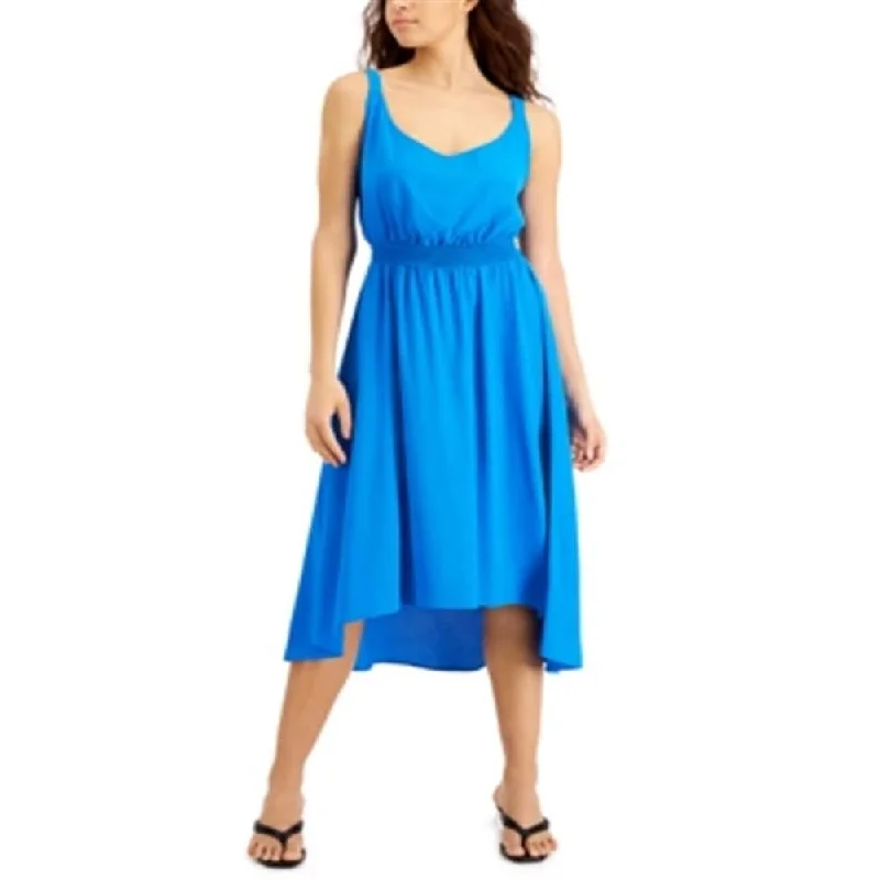 End Of The Year Willow Drive Women's High Low Sleeveless Dress Blue Size Large