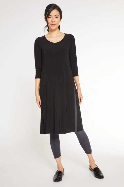 Celebrity Style Sympli, 2892-2 High Slit Over Under, 3/4 Sleeve