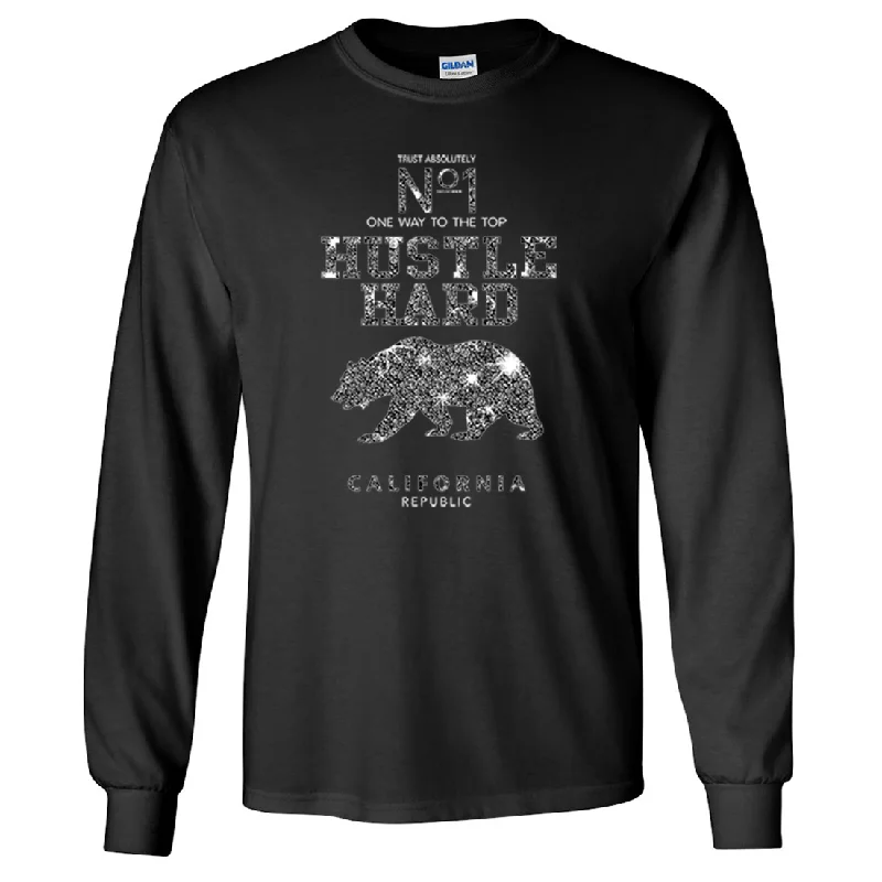 Soft Textures California Hustle Hard Sparkle Long Sleeve Shirt