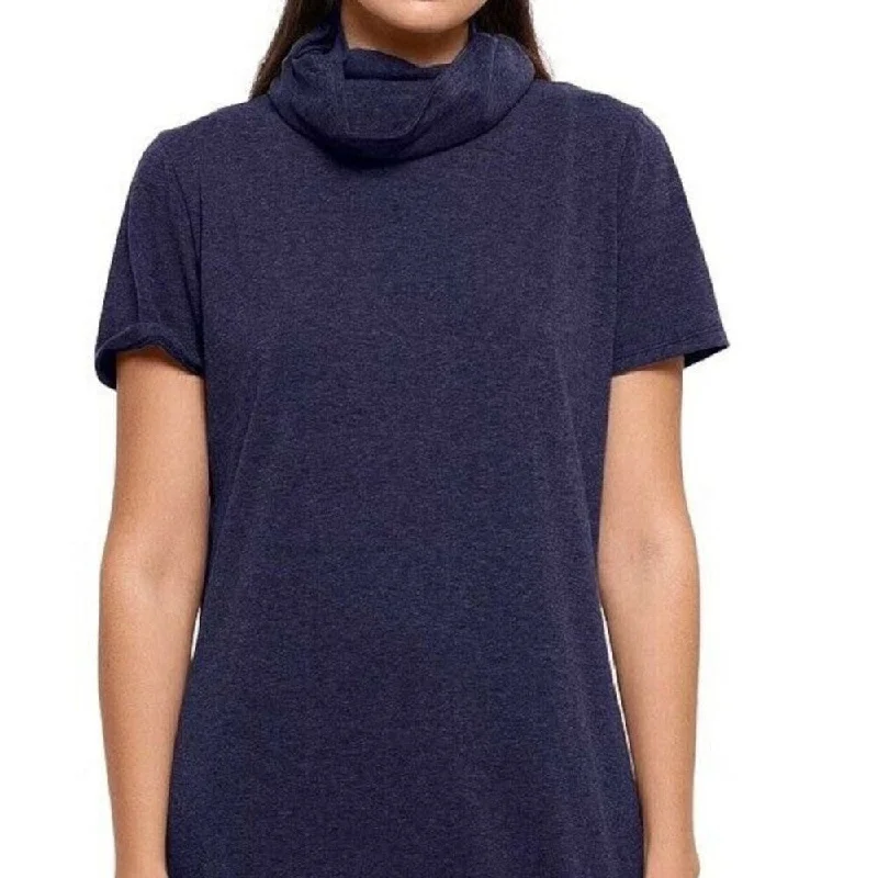 Hip-hop Style Betsy & Adam Women's Attached Face Mask Short Sleeve Midi Shift Dress Blue Size Medium Hip-hop Style Betsy & Adam Women's Attached Face Mask Short Sleeve Midi Shift Dress Blue Size Medium