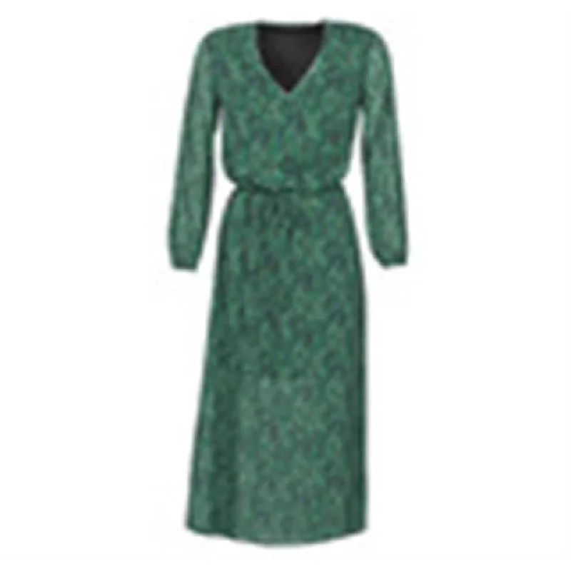 Smart Casuals IKKS Women's Long Dress Green Size 34