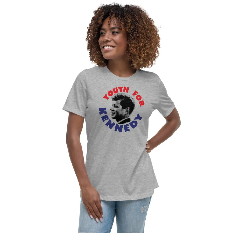 Personalized Wear Youth For Kennedy Retro Campaign Women's Relaxed T-Shirt