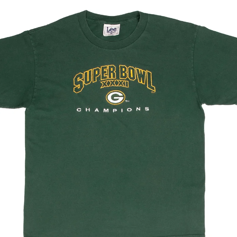 Fashion Innovation VINTAGE NFL GREEN BAY PACKERS SUPER BOWL CHAMPIONS 1997 TEE SHIRT LARGE MADE USA Fashion Innovation VINTAGE NFL GREEN BAY PACKERS SUPER BOWL CHAMPIONS 1997 TEE SHIRT LARGE MADE USA