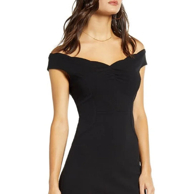 Exquisite Design Emerald Sundae Women's Sleeveless V Neck Above The Knee Sheath Dress Black Size Large Exquisite Design Emerald Sundae Women's Sleeveless V Neck Above The Knee Sheath Dress Black Size Large