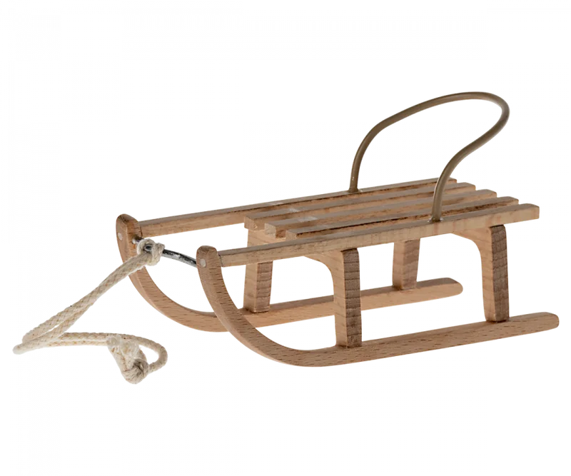 Double-sided Wear Maileg Sled for Mouse Toy