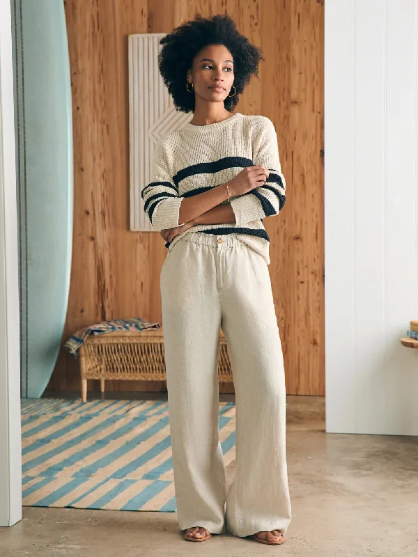 Playful Style Faherty Monterey Linen Pant / Flax