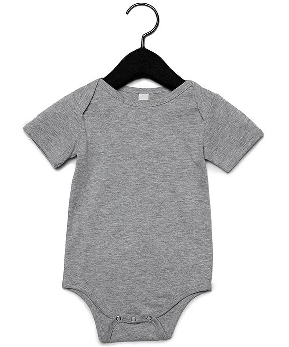 Trendy Traveler 100B - Bella + Canvas Infant Jersey Short-Sleeve One-Piece | Athletic Heather Trendy Traveler 100B - Bella + Canvas Infant Jersey Short-Sleeve One-Piece | Athletic Heather