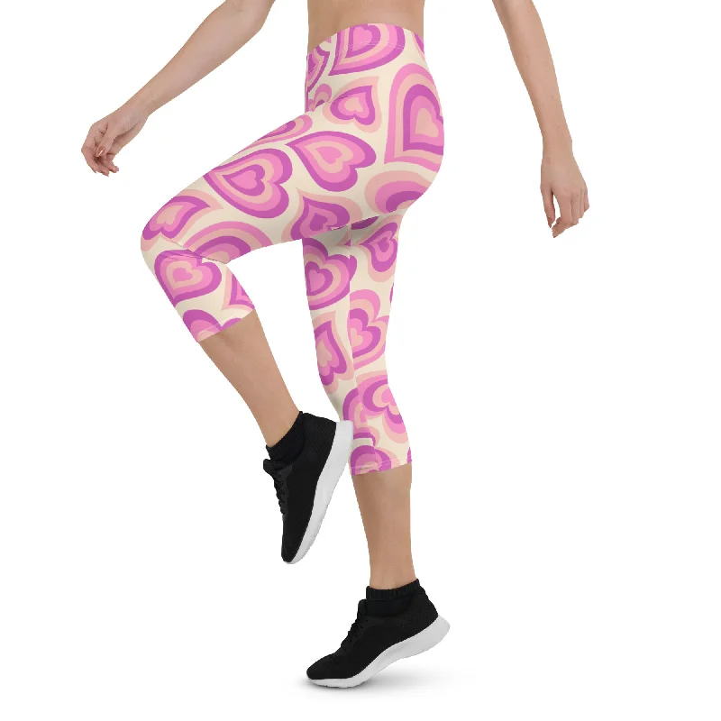 Noble And Elegant Sweetheart Swirls Capris
