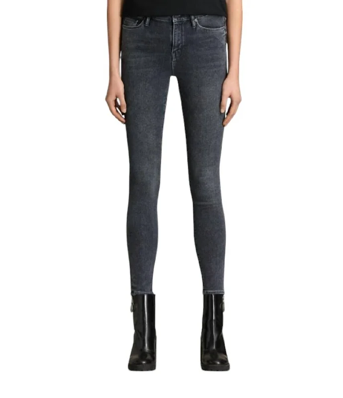 Personalized Wear Eve Stretch Denim Skinny Jeans In Raven Black