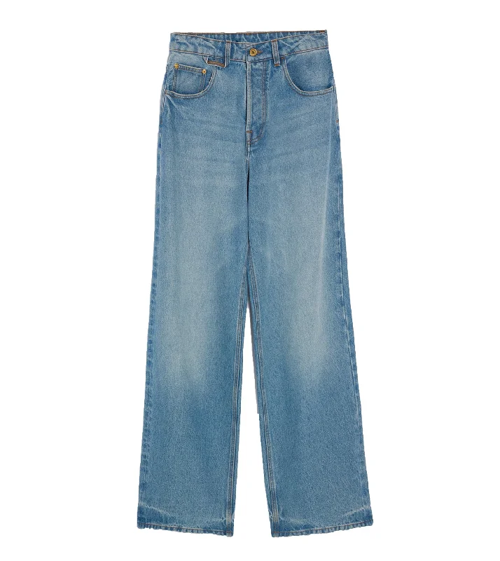 Breathable Design JACQUEMUS Le De-Nimes Large Denim Pants