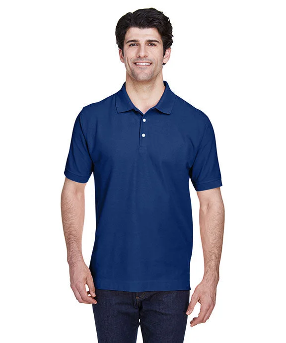 End Of The Year D100 - Devon & Jones Mens Pima Piqué Short-Sleeve Polo Shirt | True Royal End Of The Year D100 - Devon & Jones Mens Pima Piqué Short-Sleeve Polo Shirt | True Royal