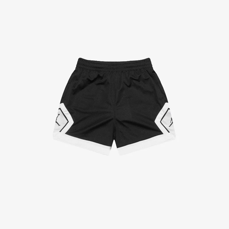 Retro Skirt Design Jumpman Sports 4" Diamond Women's Shorts - Black