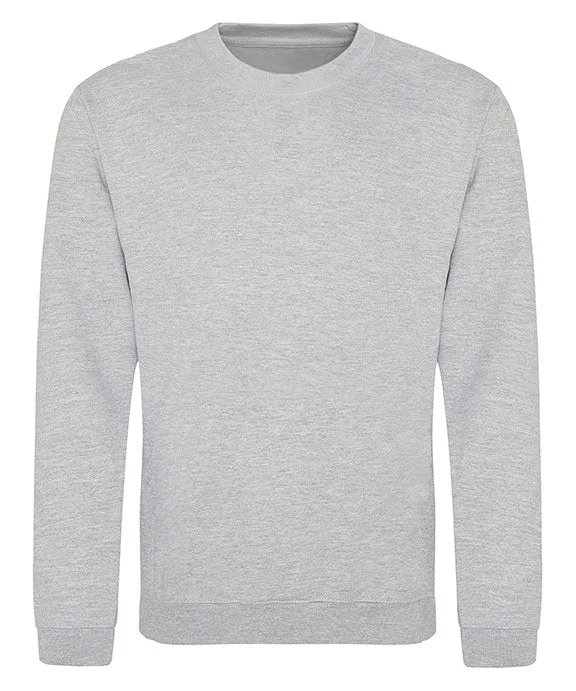 Free And Comfortable JHY030 - Just Hoods By AWDis Youth Crewneck Sweatshirt | Heather Grey Free And Comfortable JHY030 - Just Hoods By AWDis Youth Crewneck Sweatshirt | Heather Grey