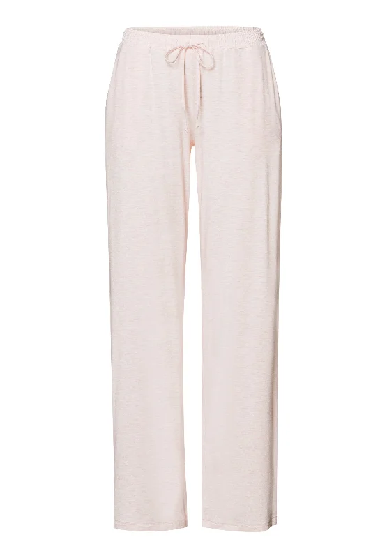 Street Fashion Natural Elegance Drawstring Lounge Pants | Rose Melange 74953-2899