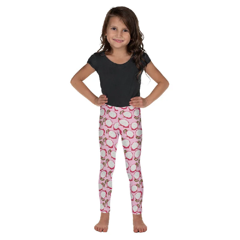 Personalized Outfit Dragon Fruit Pattern Kid's Leggings
