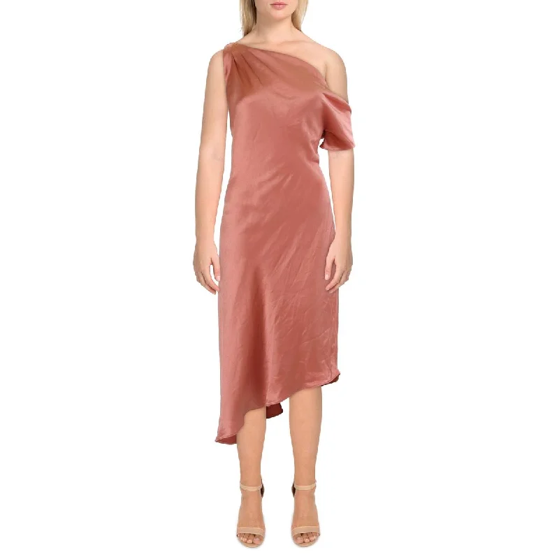 Must-have For Autumn And Winter Line & Dot Womens Este Cold Shoulder Midi Cocktail And Party Dress